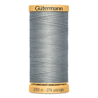 compare product Gutermann 250m Cotton Thread - Col.6206 - Mid Grey