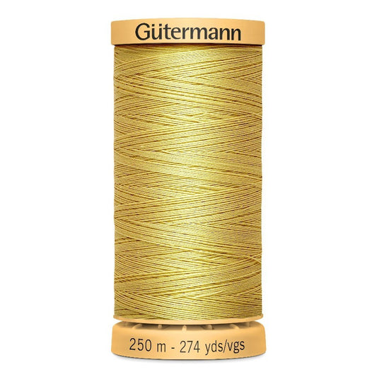 Gutermann 250m Cotton Thread - Col.758 - Gold