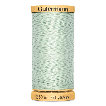 compare product Gutermann 250m Cotton Thread - Col. 7918 - Mint Green