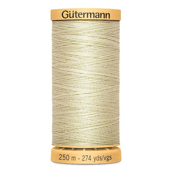compare product Gutermann 250m Cotton Thread - Col.828 - Cream