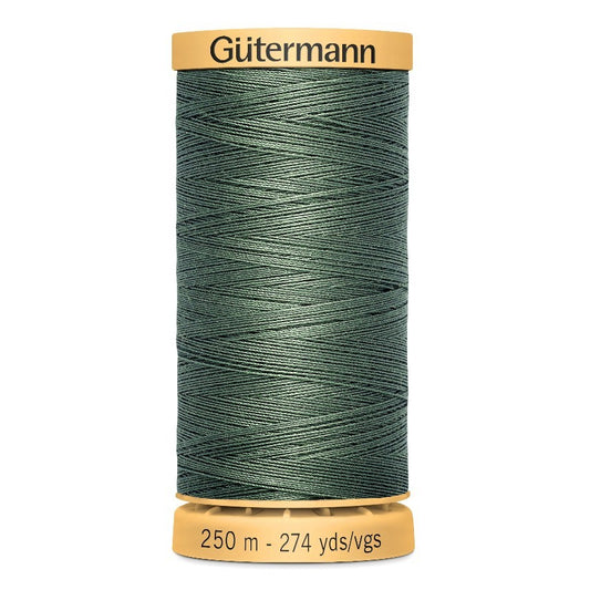 Gutermann 250m Cotton Thread - Col. 8724 - Bottle Green