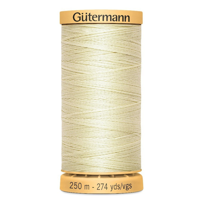 Gutermann 250m Cotton Thread - Col.919 - Natural