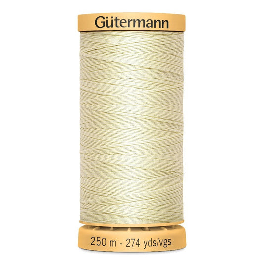 Gutermann 250m Cotton Thread - Col.919 - Natural