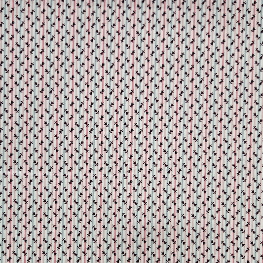 Liberty - Collectors Home - Millefleur Stripe C Pink