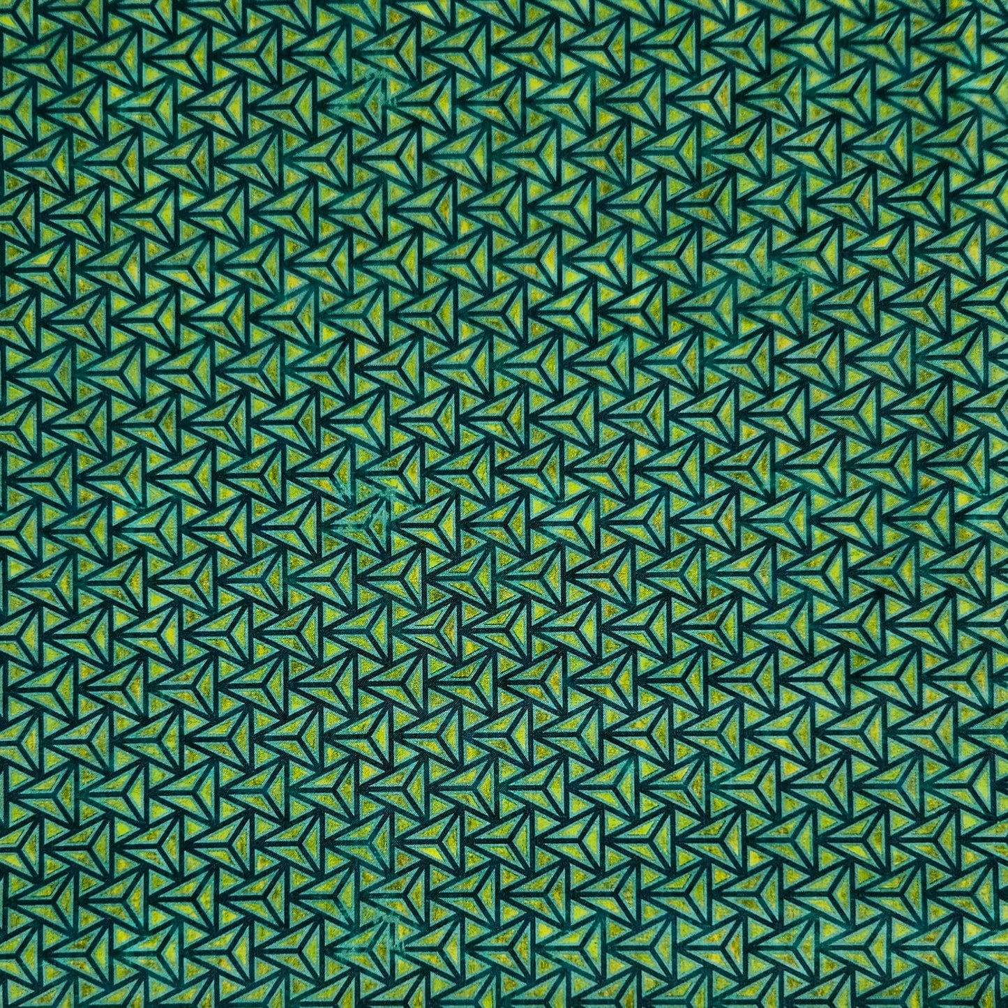 Cosmos - Blue Diamonds on Green