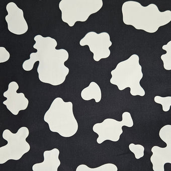 compare product Cow Print - White on Black