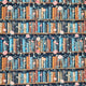 Dark Academia - Floral Bookshelves