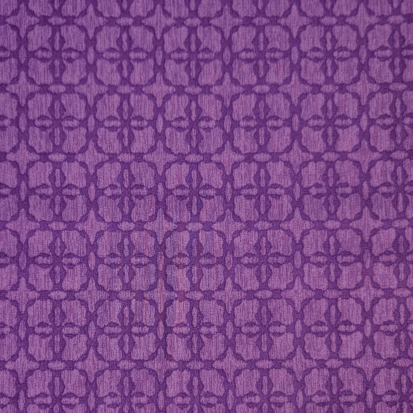 Fabric Editions - Purple Stamping