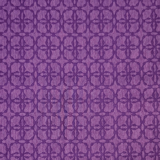 Fabric Editions - Purple Stamping