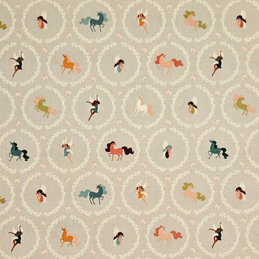 Fairy Dust - Unicorns & Fairies on Grey