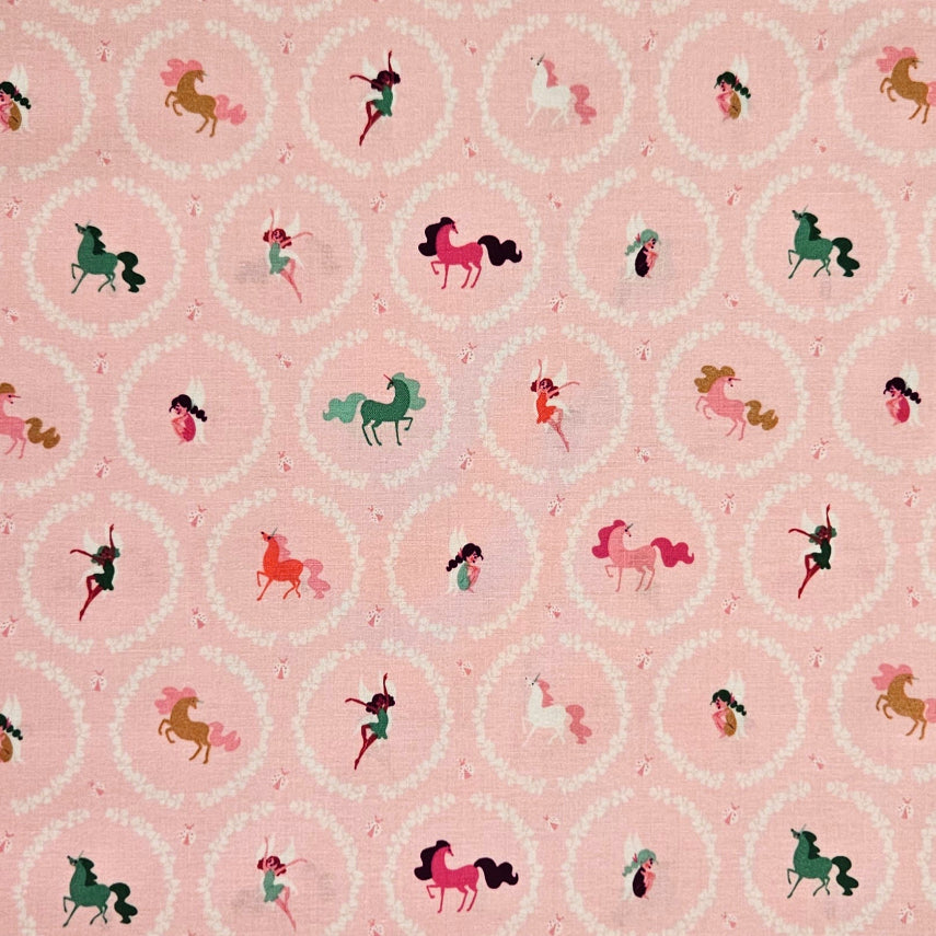 Fairy Dust - Unicorns & Fairies on Pink