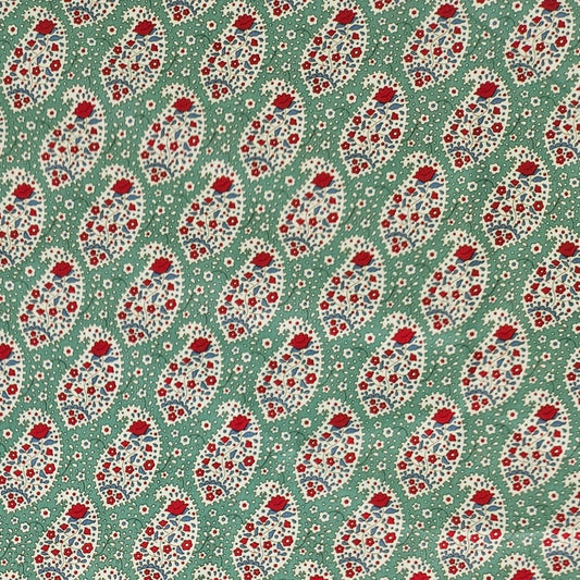Floral Paisley on Sage