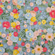 Flower Garden - Large Florals on Blue