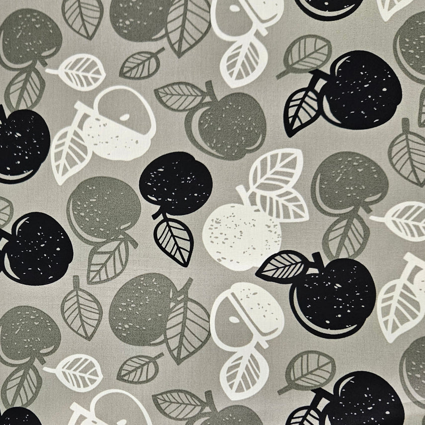 Geometric Apples - Grey