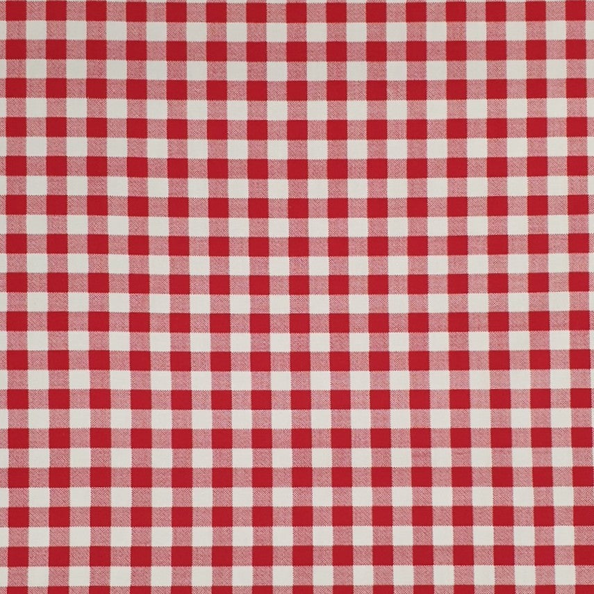 Gingham 10mm Red