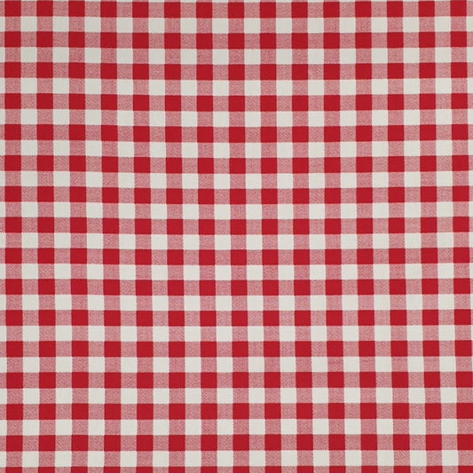 Gingham 10mm Red
