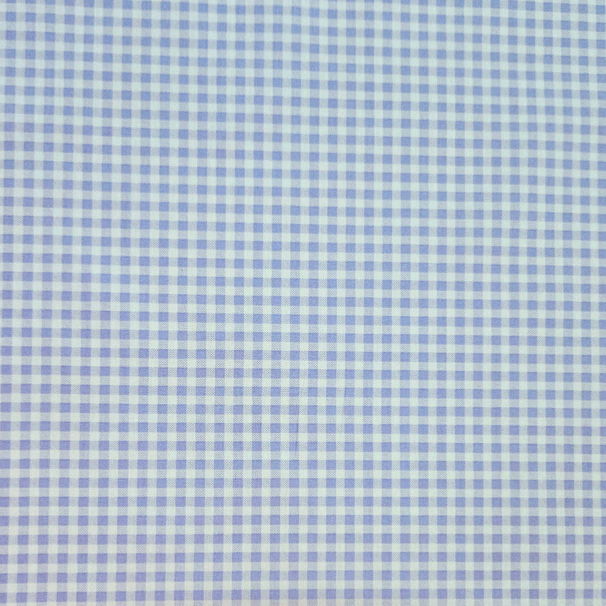Gingham 4mm Light Blue