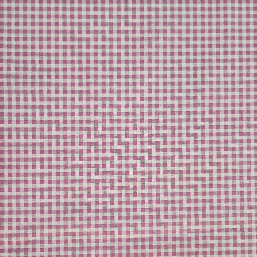 Gingham 4mm Hot Pink