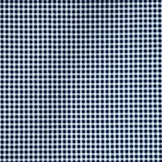 Gingham 4mm Navy