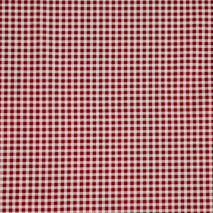 Gingham 4mm Red