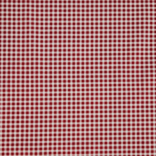 Gingham 4mm Red