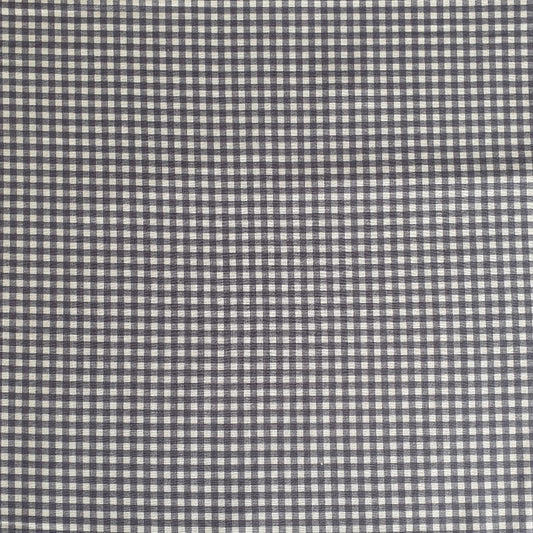 Gingham 4mm - Grey