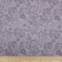 Paisley Grunge - Grey