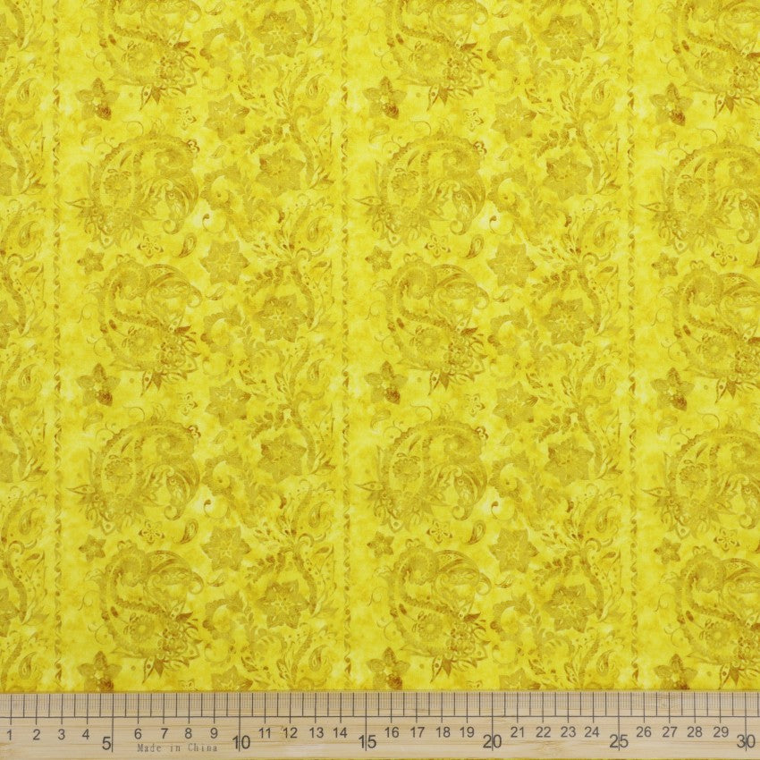 Paisley Grunge - Yellow