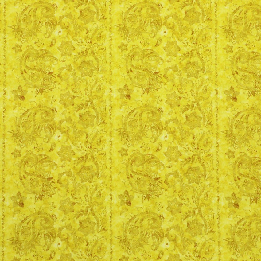 Paisley Grunge - Yellow