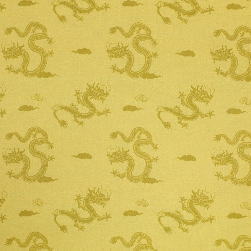 Chinese - Dragons on Yellow