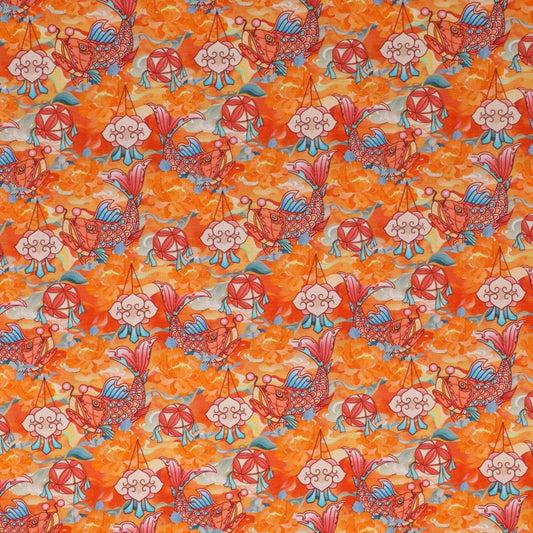 Japanese - Gyotaku Orange