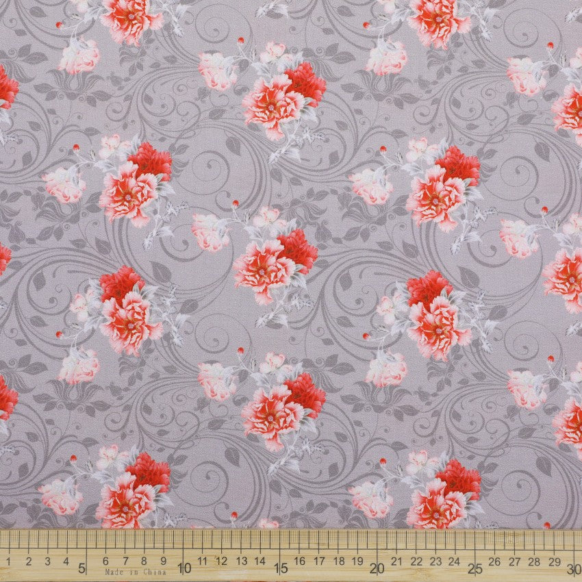 Vintage - Roses on Grey