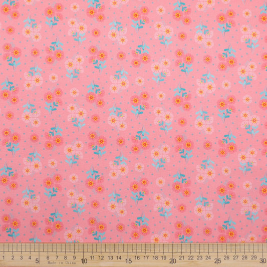 Picnic in the Park - Flowers and Dots