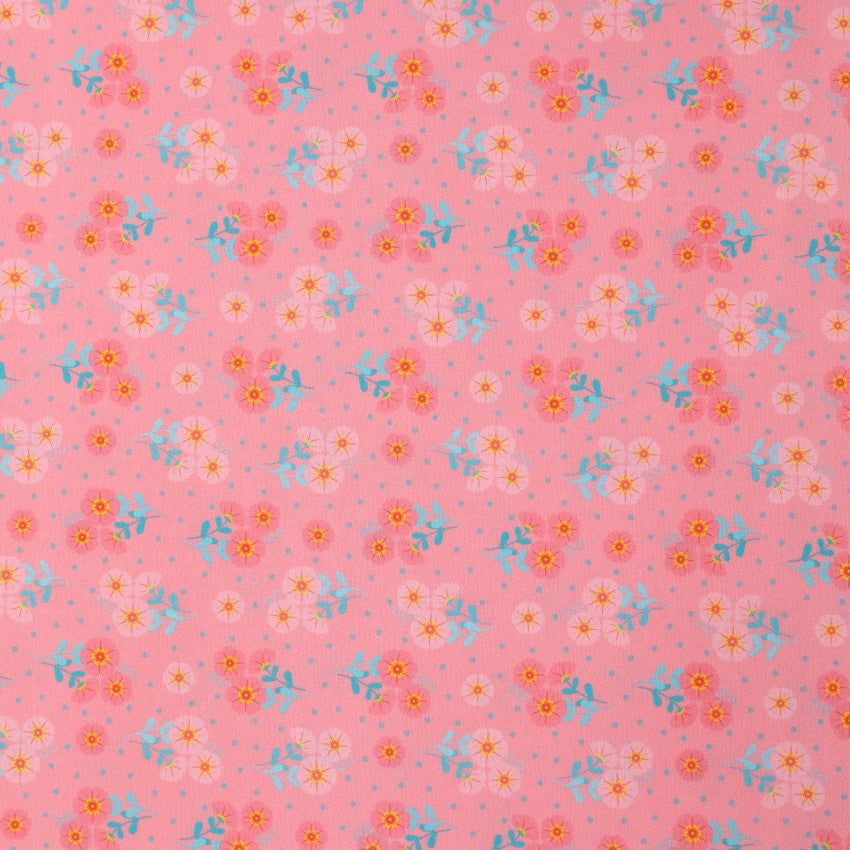 Picnic in the Park - Flowers and Dots