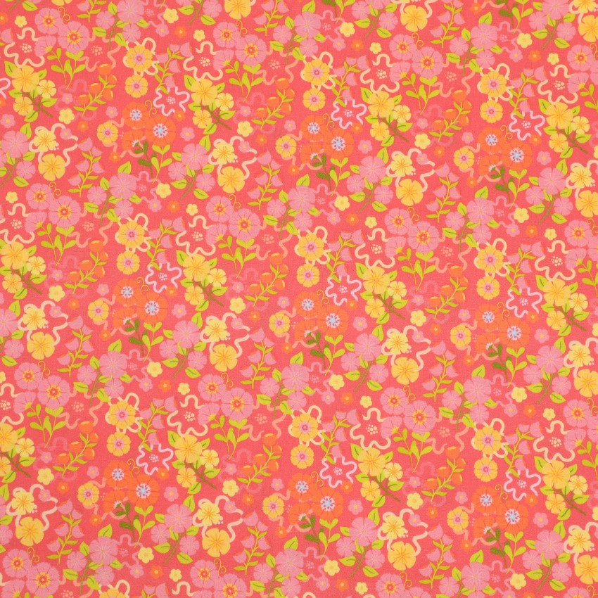 Picnic in the Park - Picking Flowers on Peach
