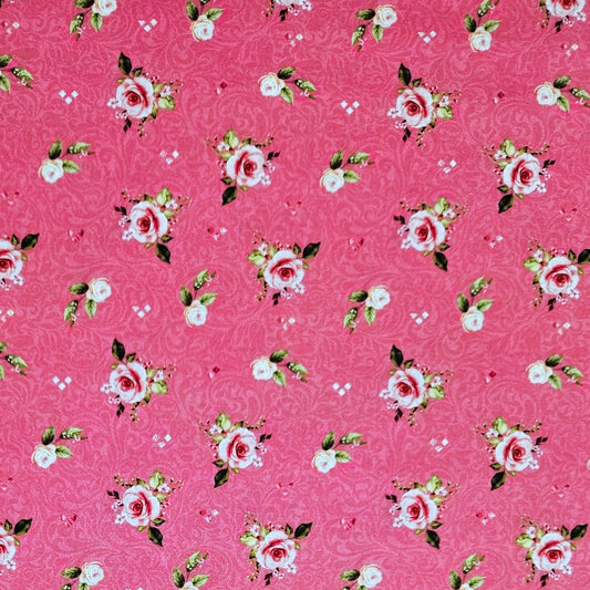 Roses - Deep Pink Swirls