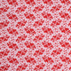 Flowers in Silhouette - Berry Design Red