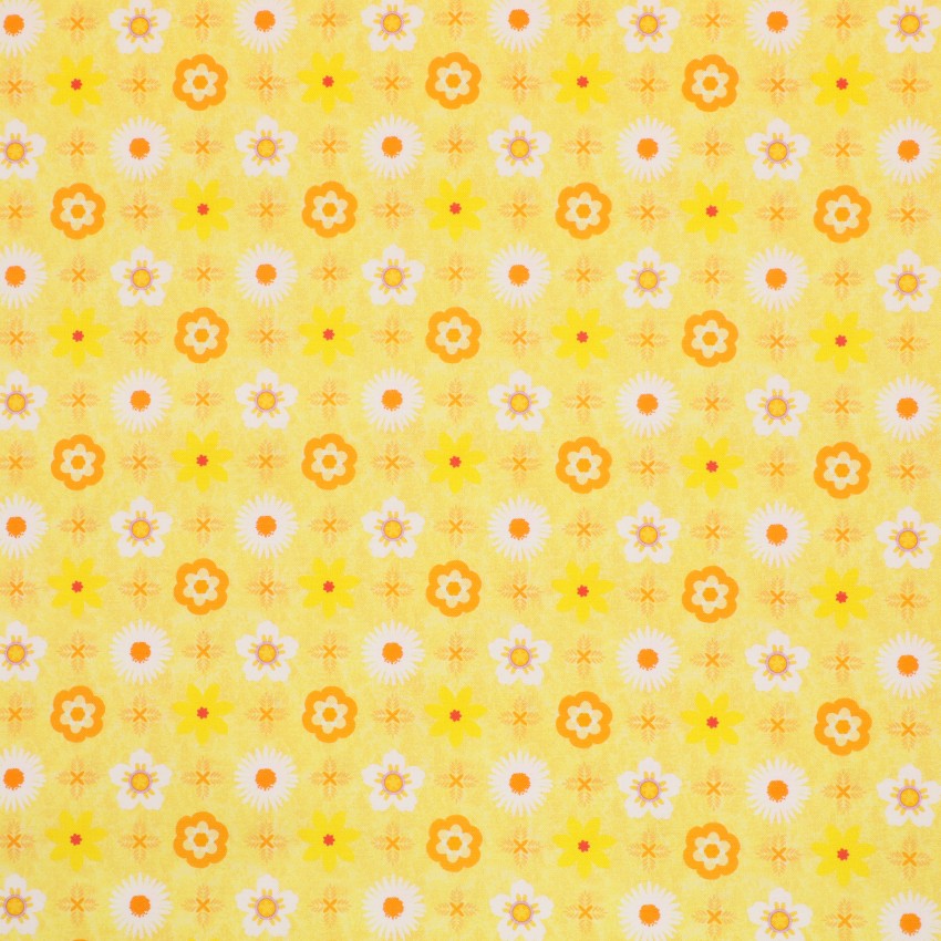 Summer Florals - Yellow Tiles