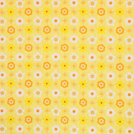 Summer Florals - Yellow Tiles