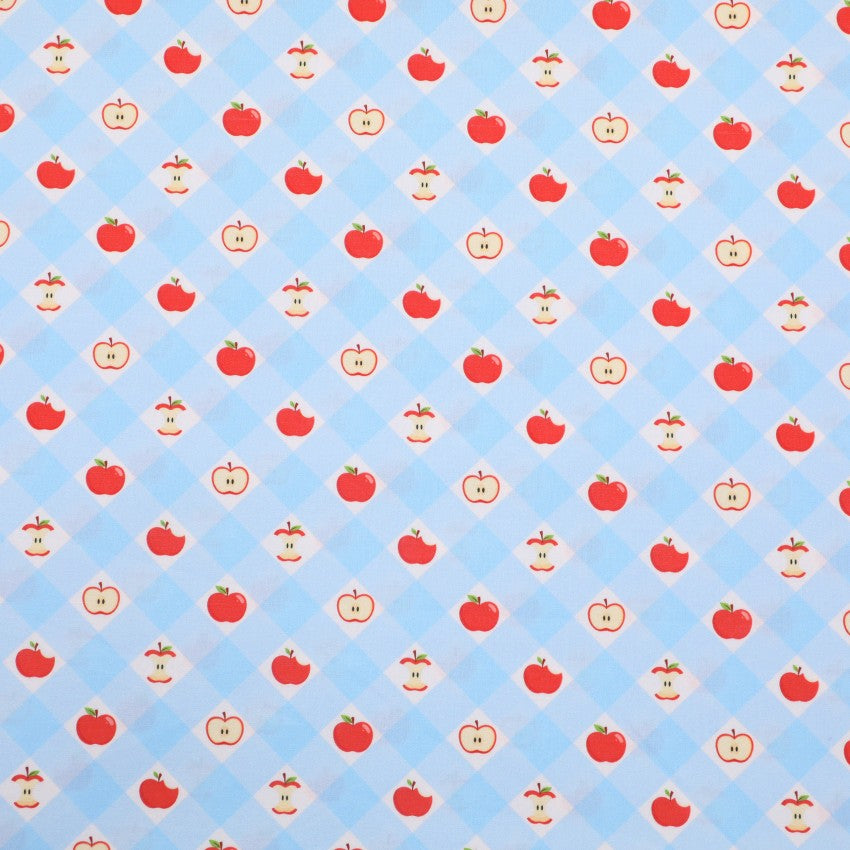 Apple Gingham - Blue