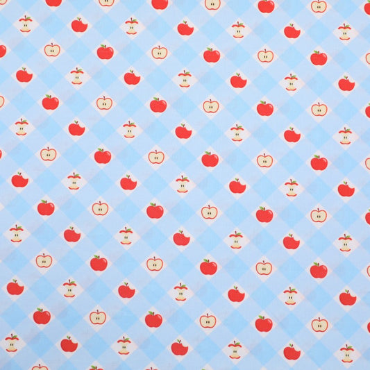 Apple Gingham - Blue