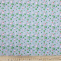 Lotus Pond Serenity - Koi and Lotus Light Blue