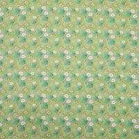 Lotus Pond Serenity - Koi and Lotus on Light Green