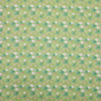 compare product Lotus Pond Serenity - Koi and Lotus on Light Green