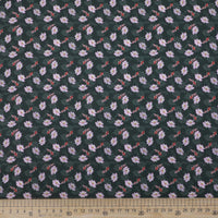 Lotus Pond Serenity - Koi and Lotus on Dark Green