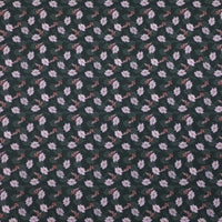 Lotus Pond Serenity - Koi and Lotus on Dark Green