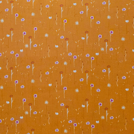 Florals on Orange