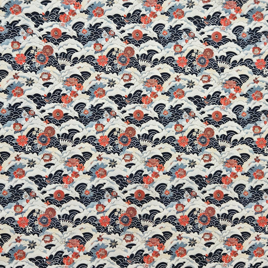 Japanese - Waves & Florals