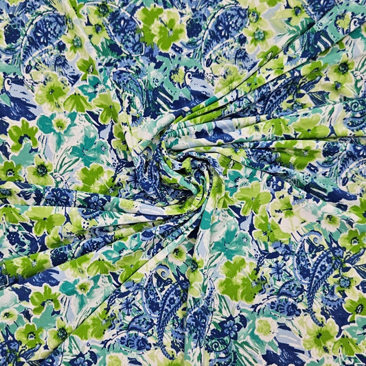 KNIT - Cool Tone Paisley