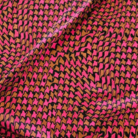 KNIT - Pink Tan Abstract